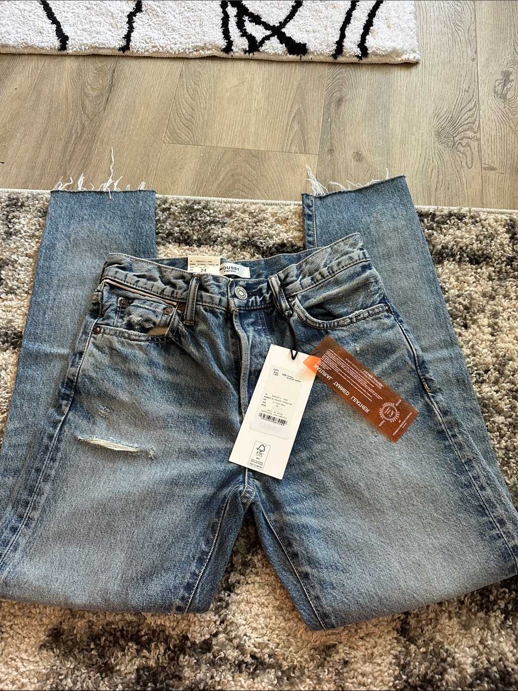 Light Blue Women’s Moussy Vintage Denim Jeans - Size 24